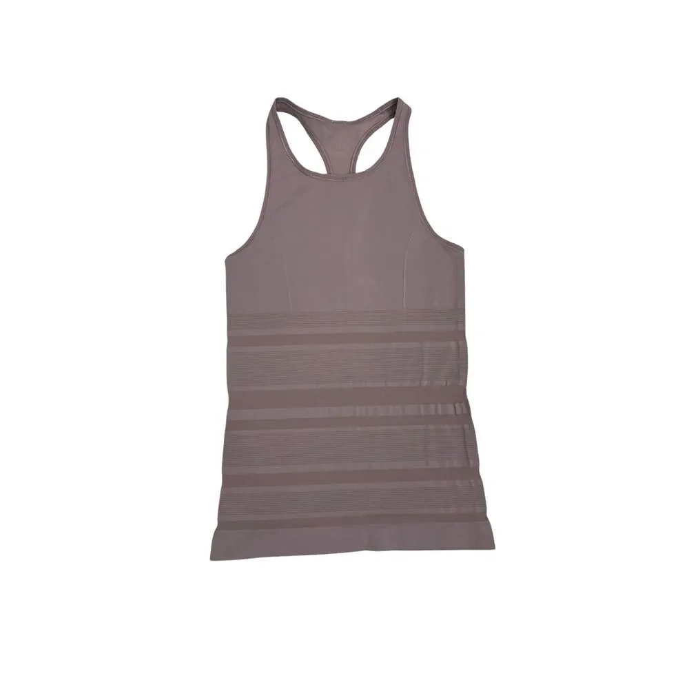 Lululemon Gleam and Glow Purple Racerback Athletic Tank Size 4